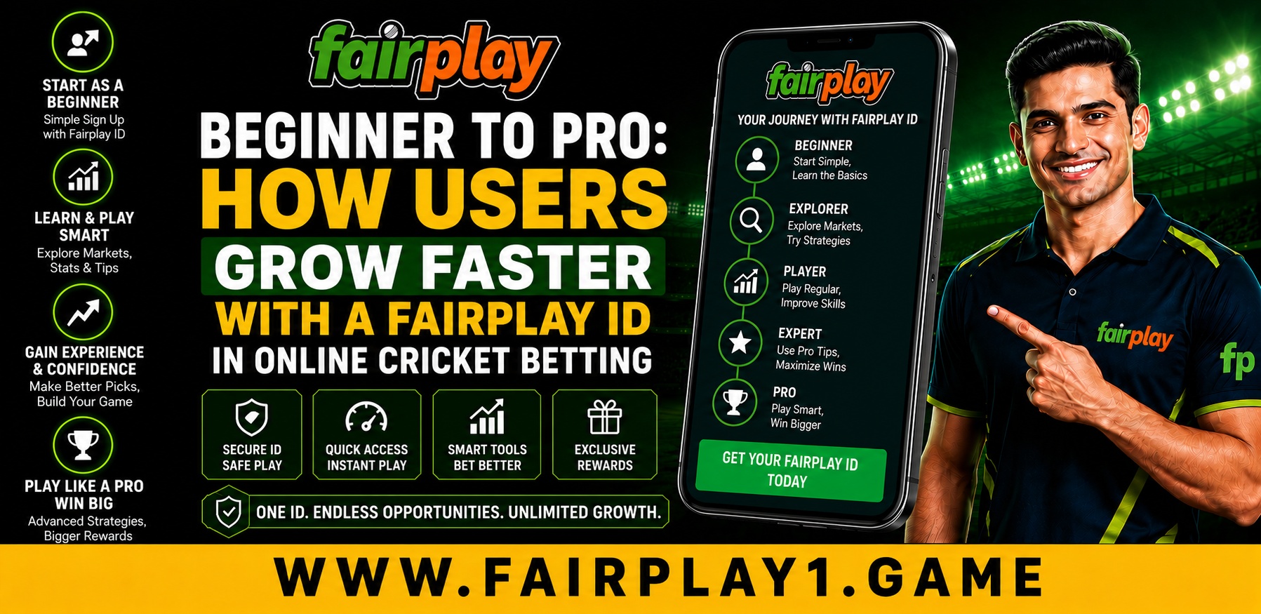 Beginner to Pro: How Users Grow Faster with a Fairplay ID in Online Cricket Betting