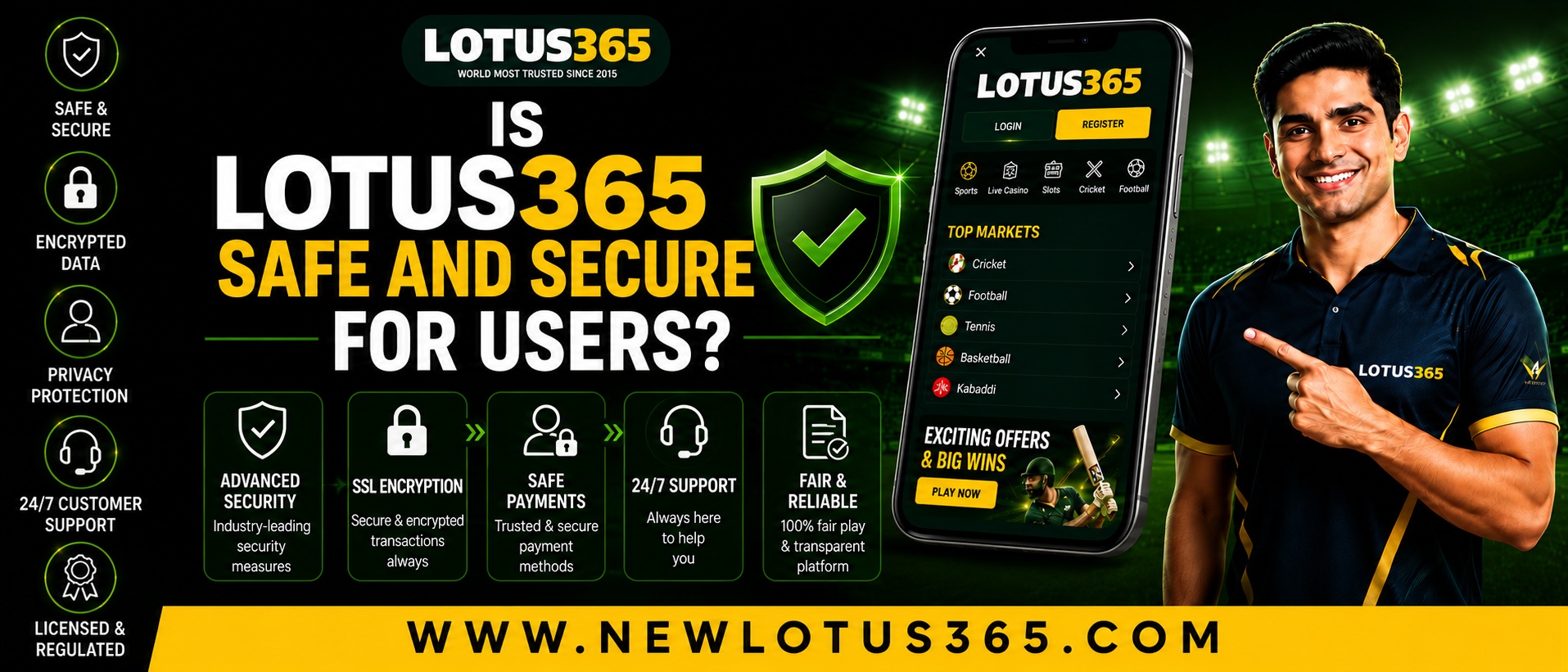 Is Lotus365 Safe and Secure for Users? 