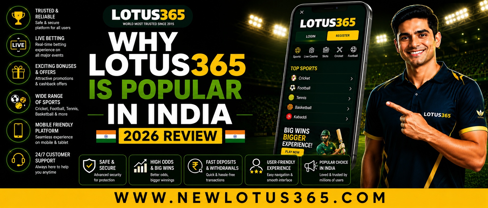 Why Lotus365 Is Popular in India - 2026 Review