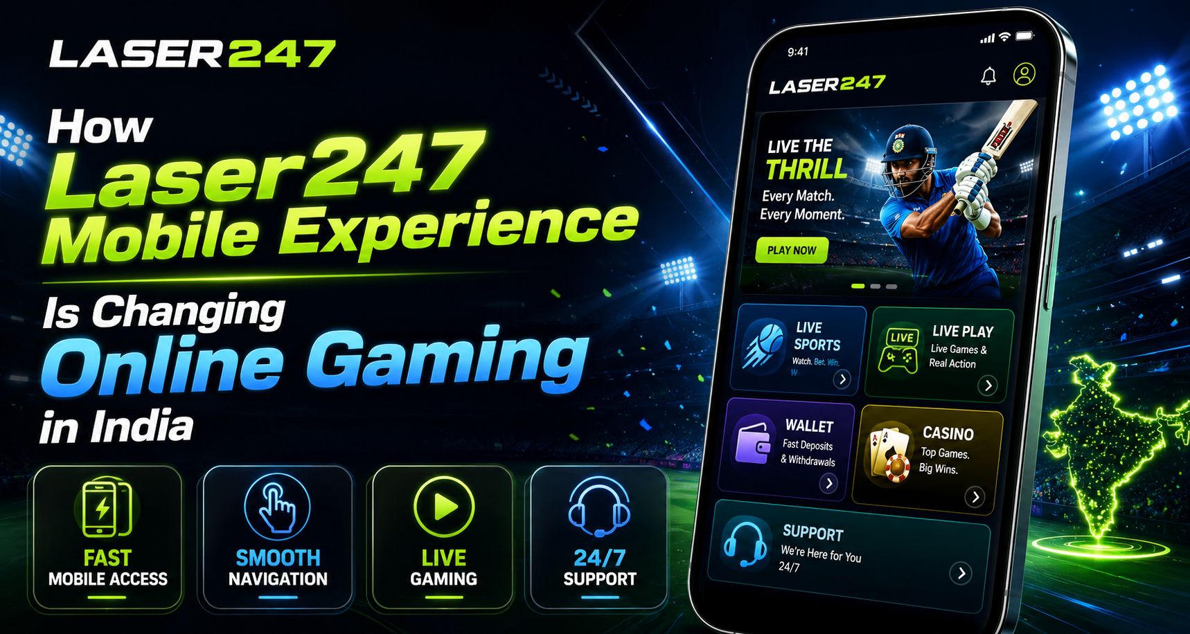 How Laser247 Mobile Experience Is Changing Online Gaming in India