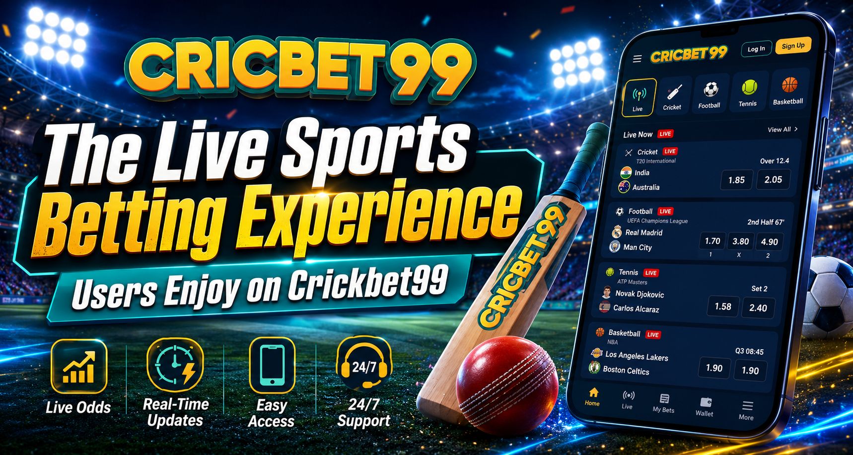 The Live Sports Betting Experience Users Enjoy on Crickbet99