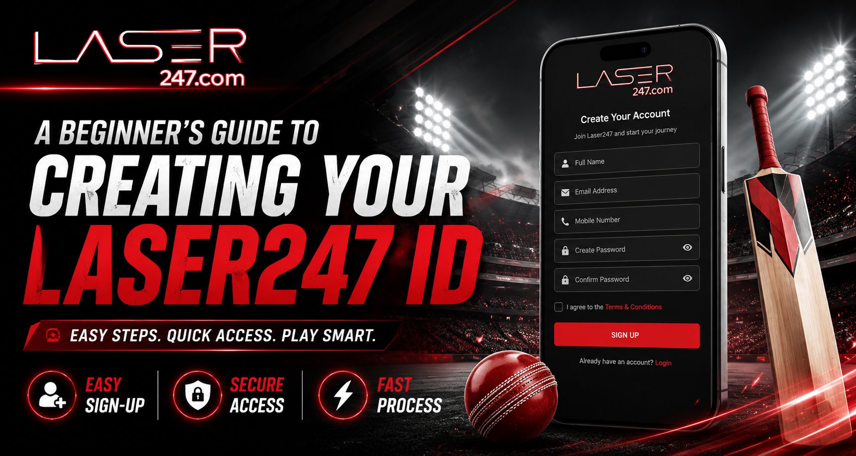 A Beginner’s Guide to Creating Your Laser247 ID