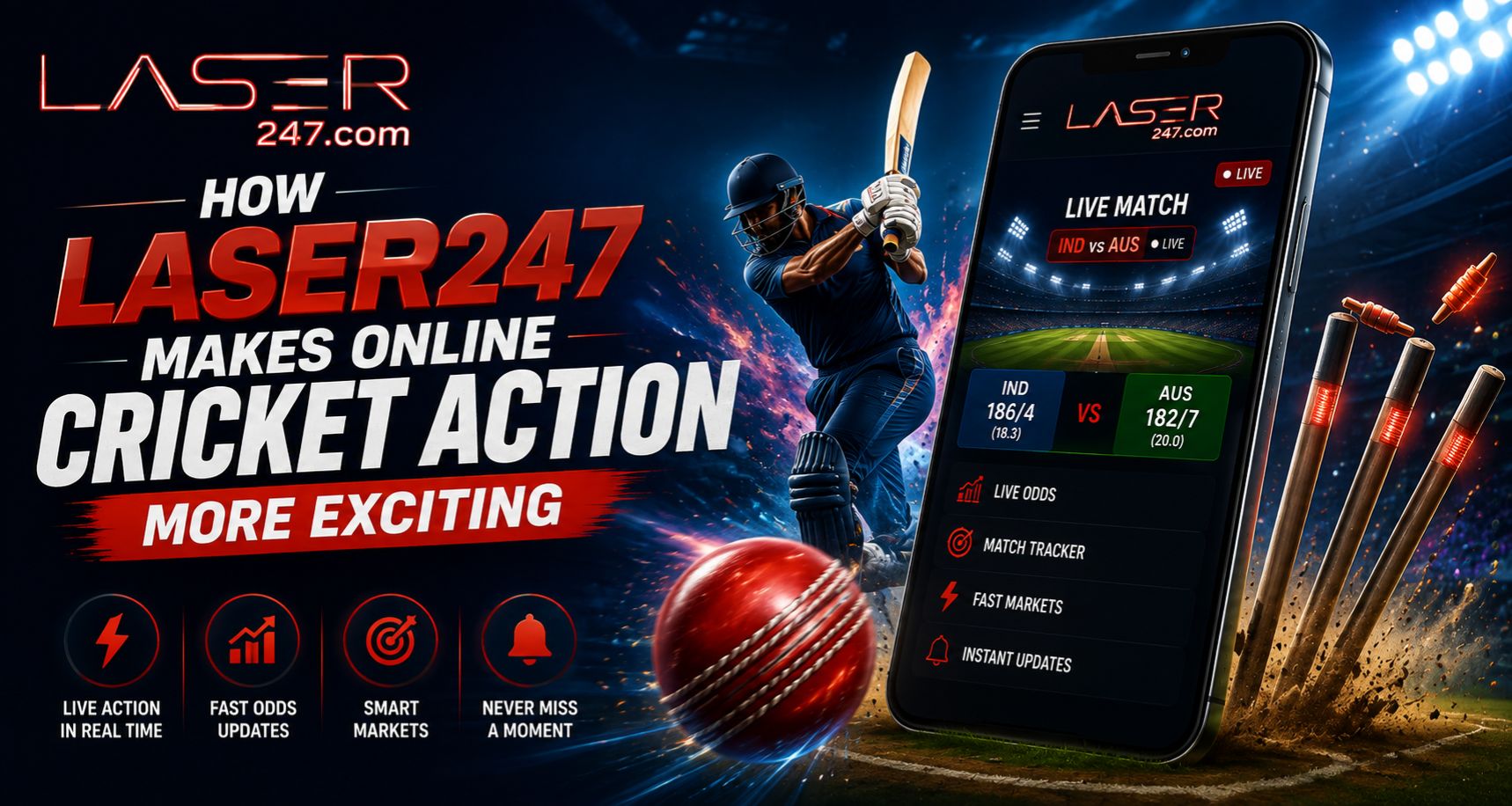How Laser247 Makes Online Cricket Action More Exciting