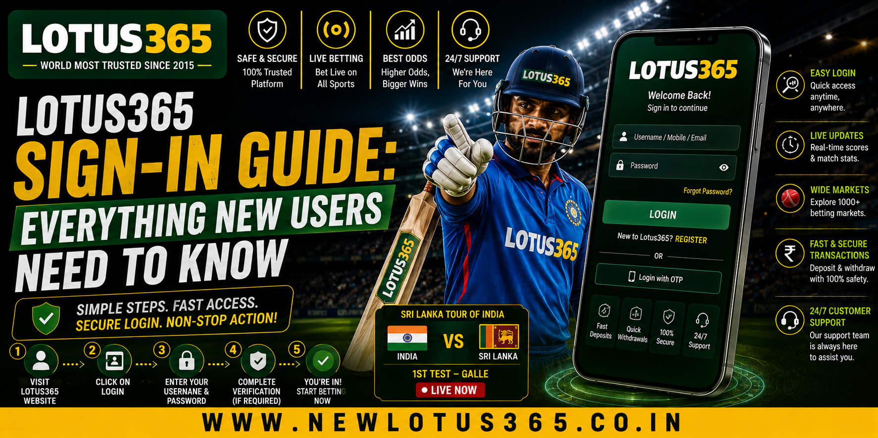 Lotus365 Sign-In Guide: Everything New Users Need to Know