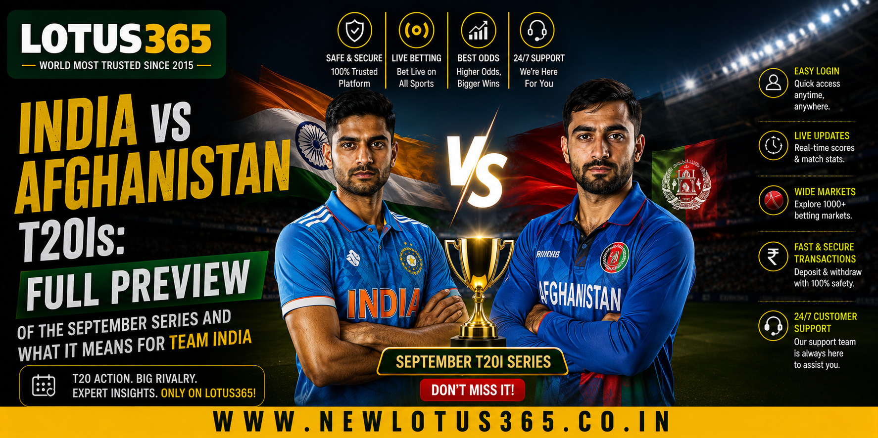  India vs Afghanistan T20Is: Full Preview of the September Series and What It Means for Team India