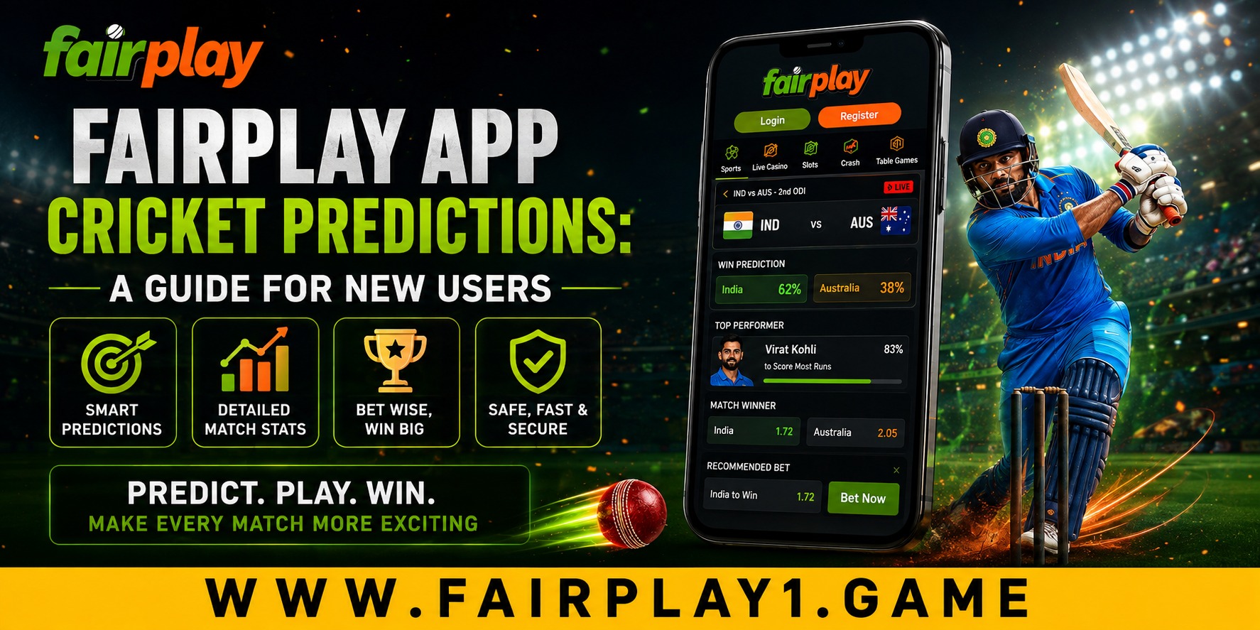 Fairplay App Cricket Predictions: A Guide for New Users