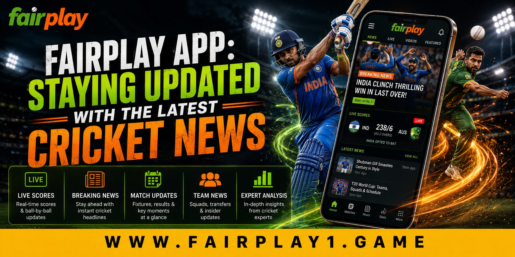 Fairplay App: Staying Updated With the Latest Cricket News