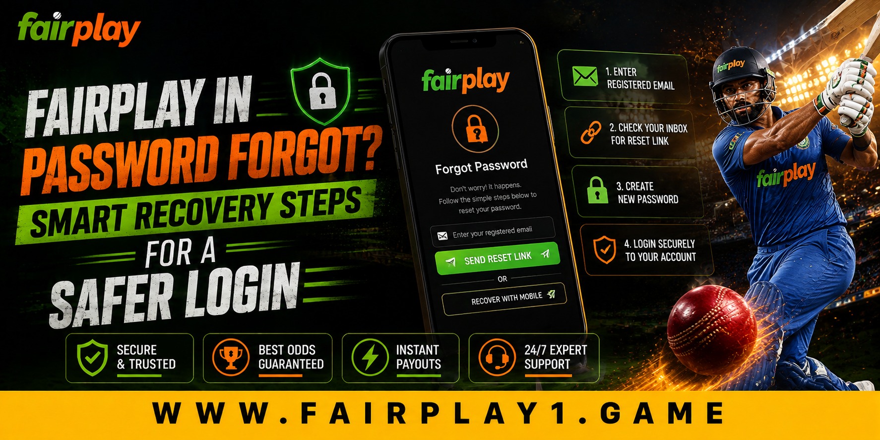 Fairplay Password Forgot? Smart Recovery Steps for a Safer Login