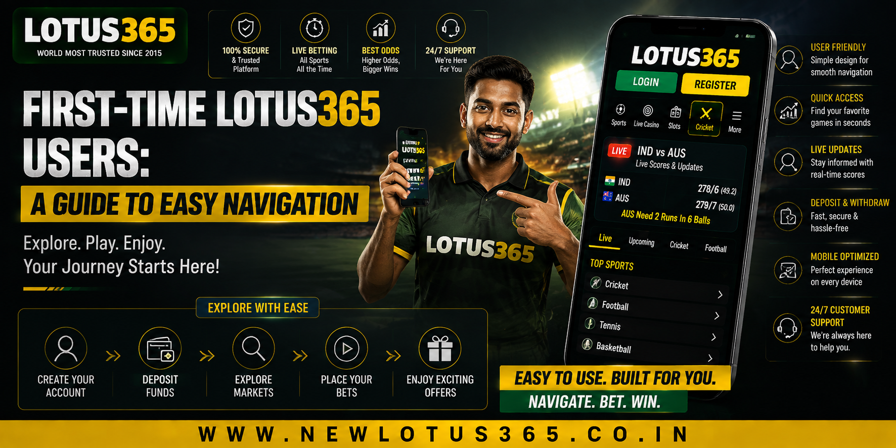 First-Time Lotus365 Users: A Guide to Easy Navigation