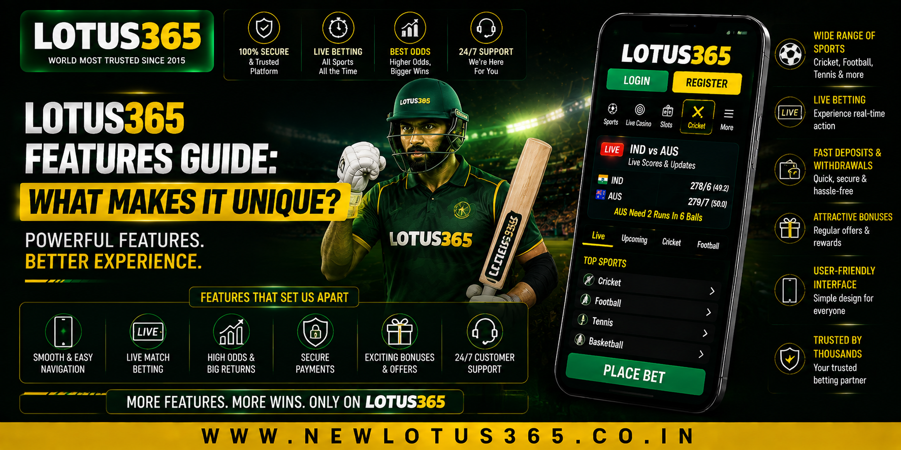 Lotus365 Features Guide: What Makes It Unique?