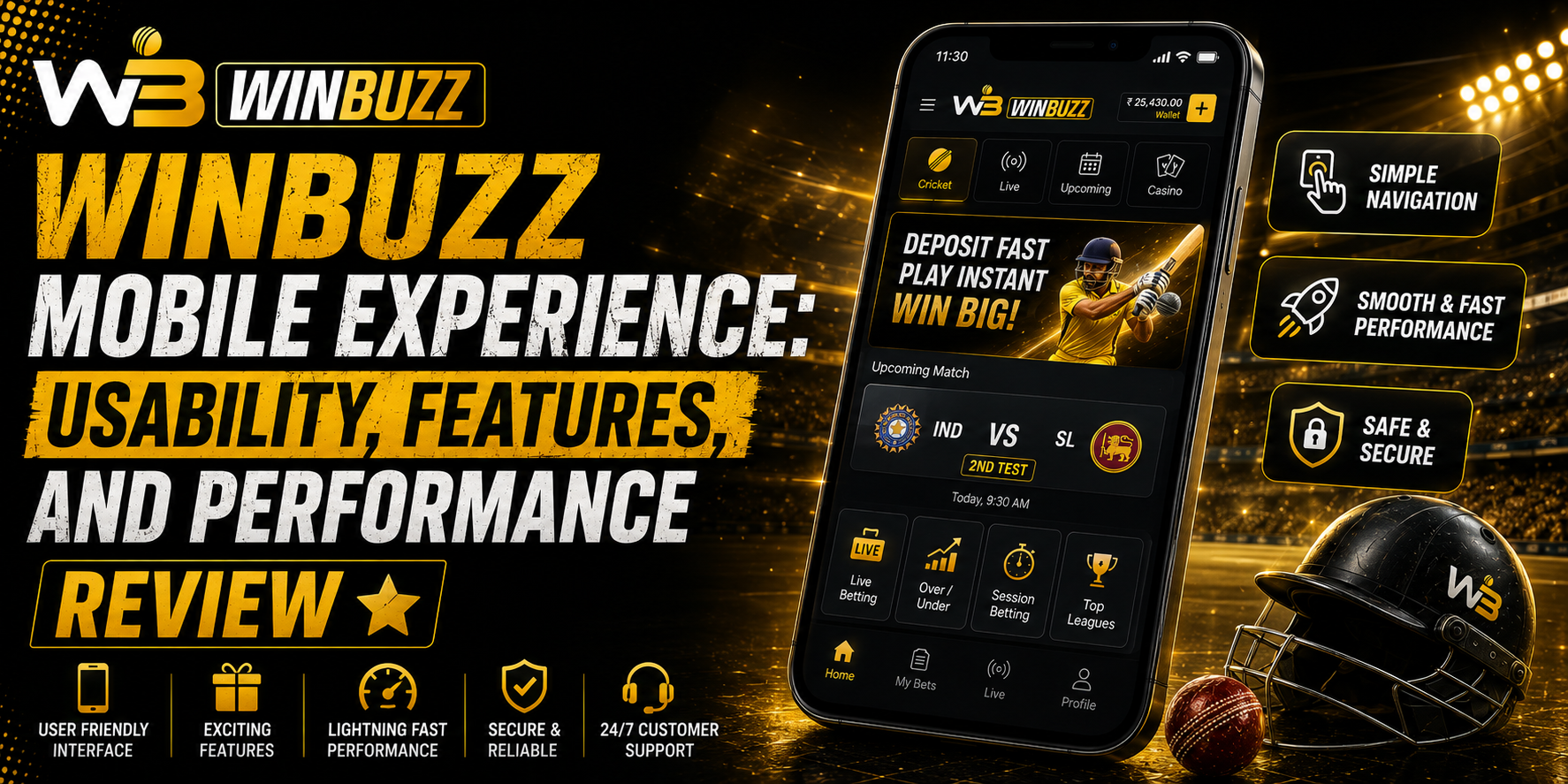 Winbuzz Mobile Experience: Usability, Features, and Performance Review