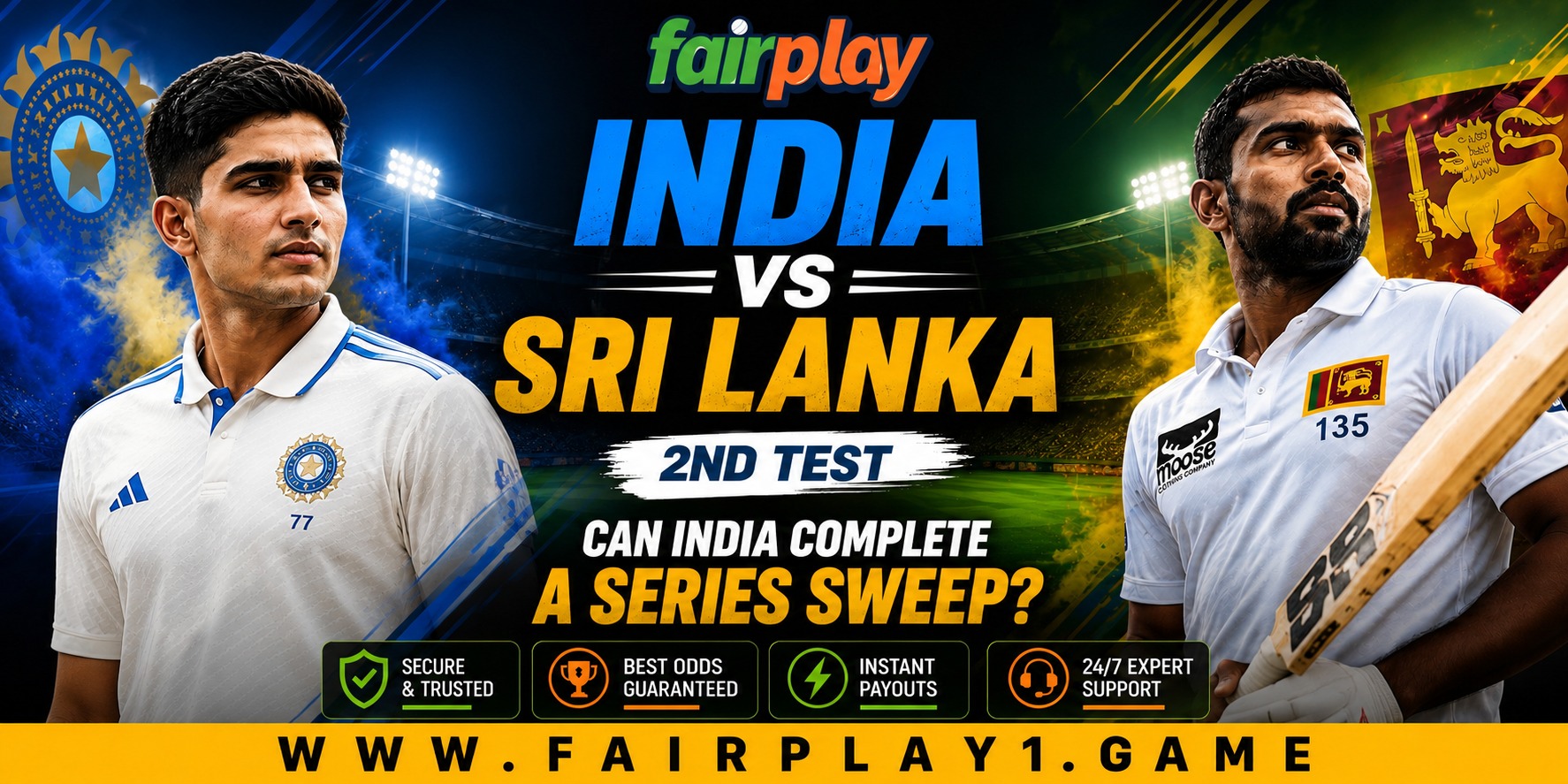 India vs Sri Lanka 2nd Test: Can India Complete a Series Sweep?