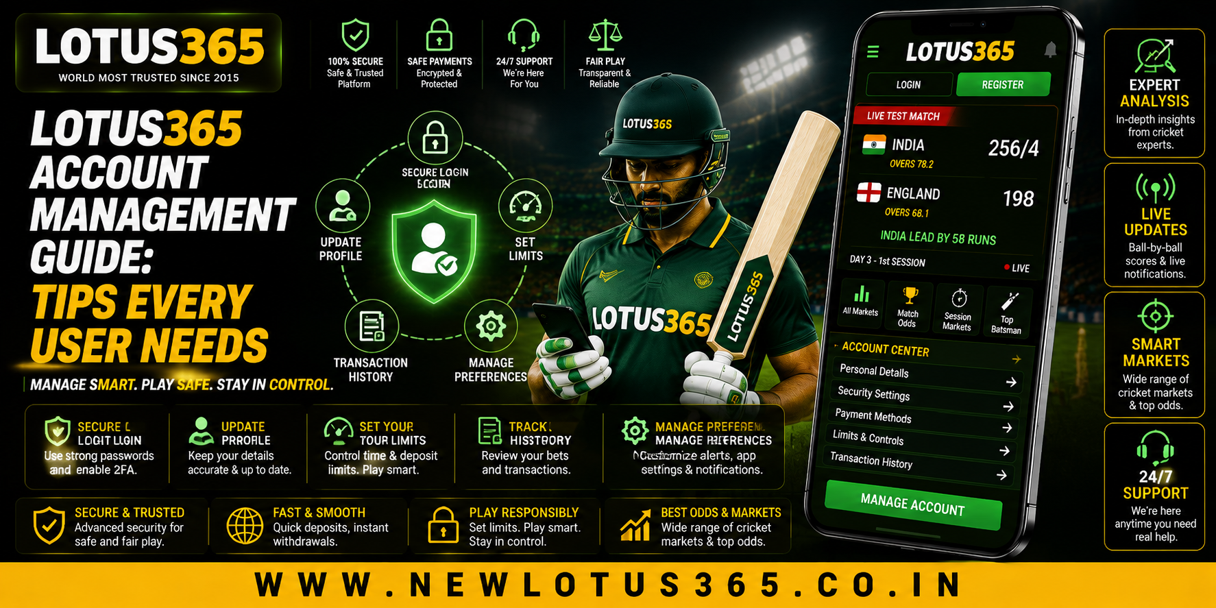 Lotus365 Account Management Guide: Tips Every User Needs