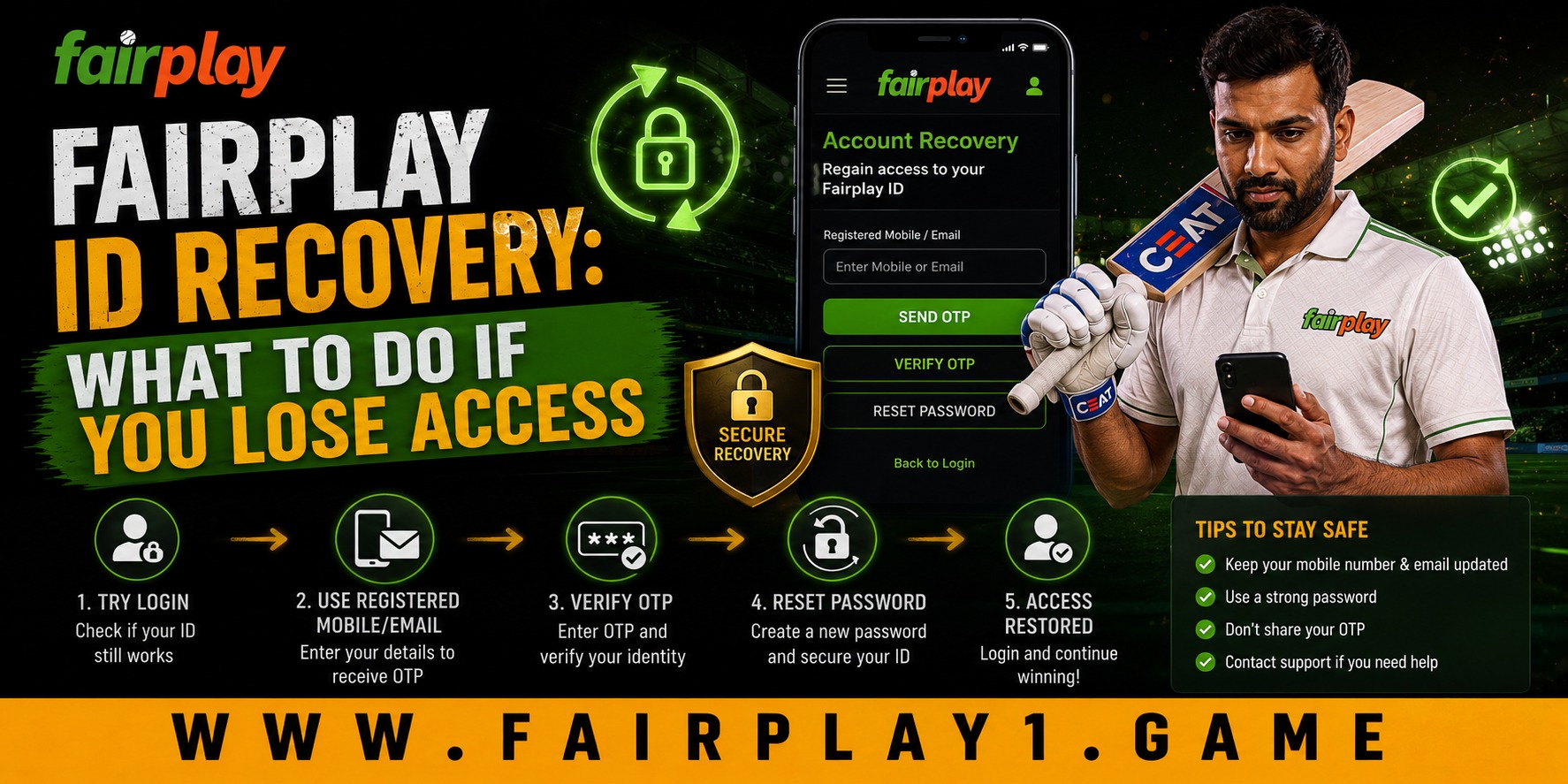 Fairplay ID Recovery: What to Do If You Lose Access