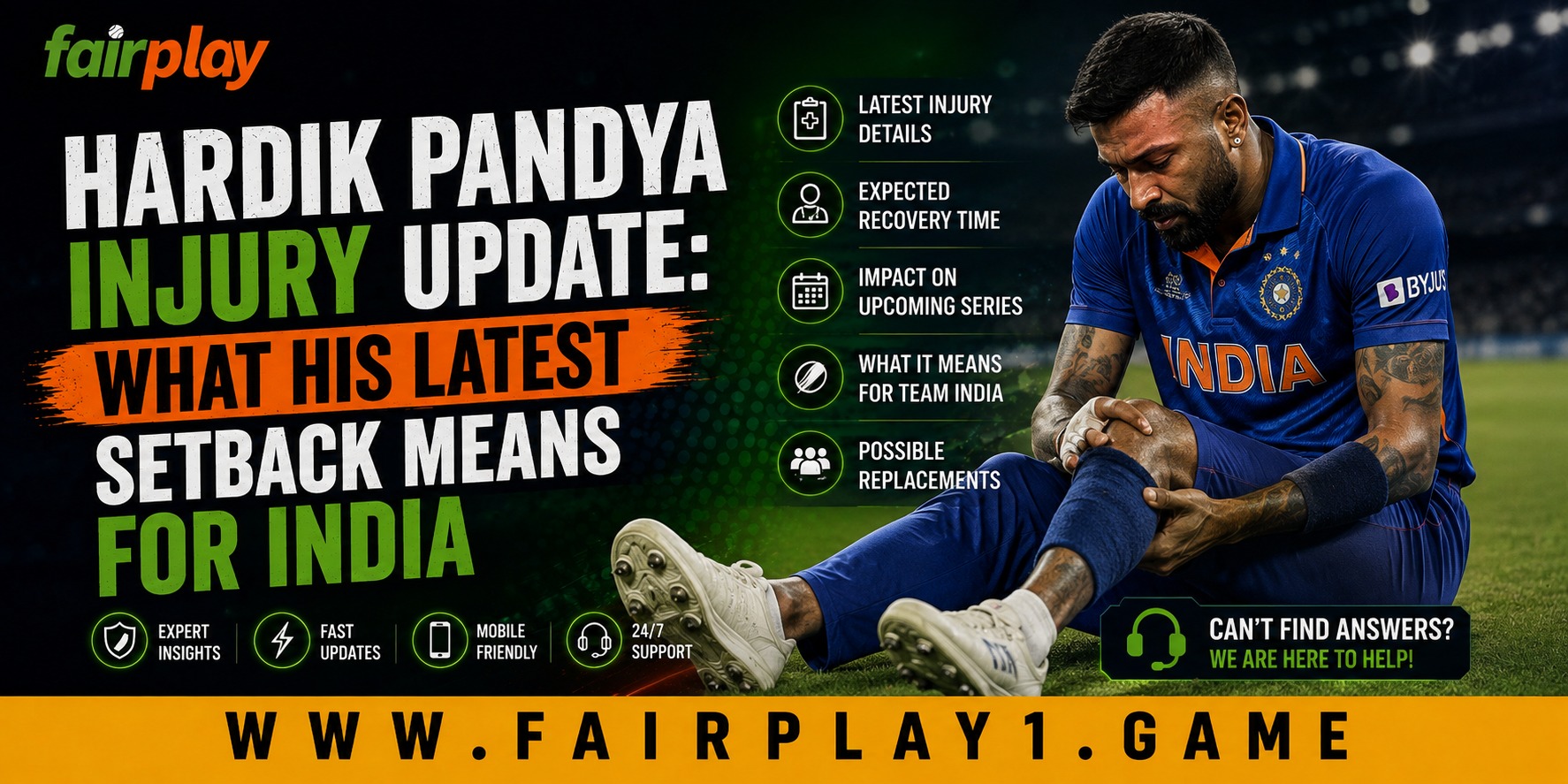 Hardik Pandya Injury Update: What His Latest Setback Means for India