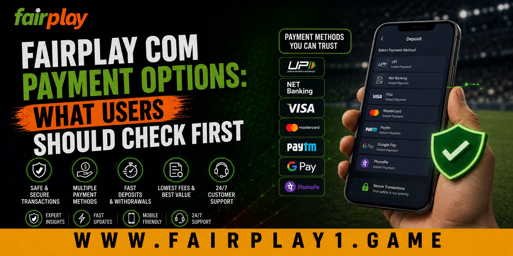 Fairplay com Payment Options: What Users Should Check First