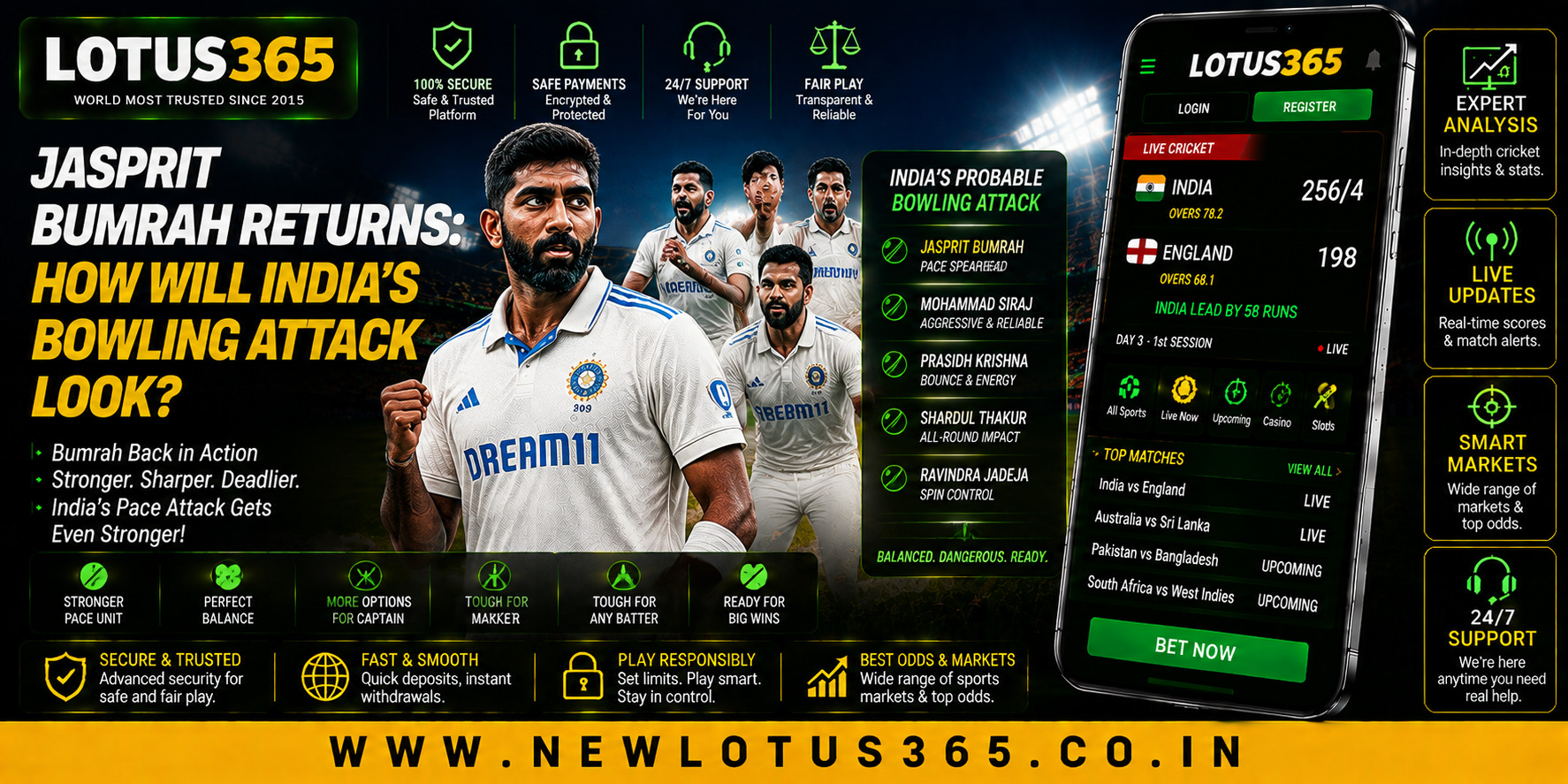 Jasprit Bumrah Returns: How Will India's Bowling Attack Look?