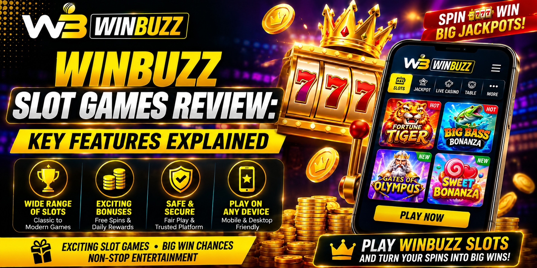 Winbuzz Slot Games Review: Key Features Explained