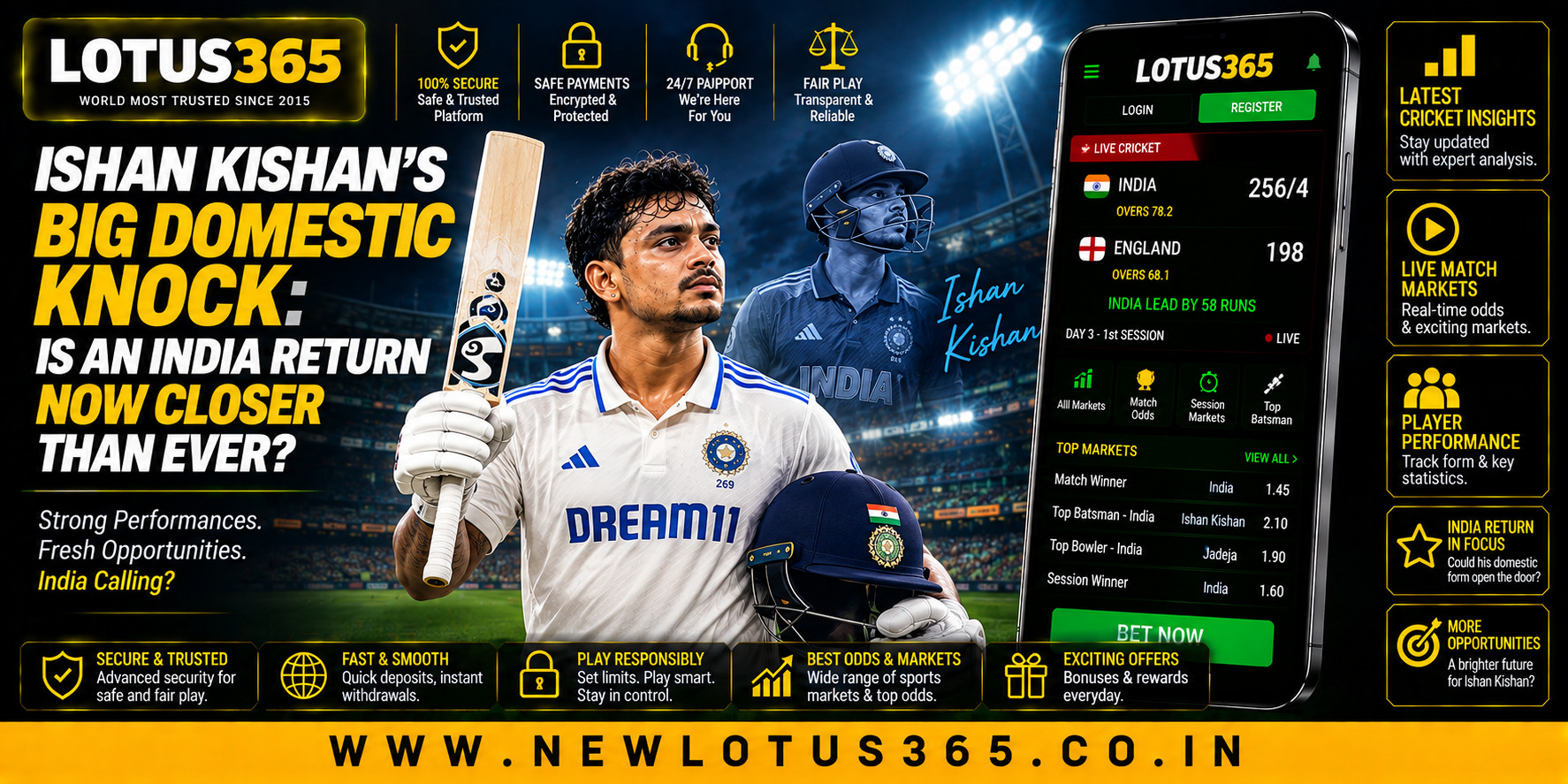 Ishan Kishan’s Big Domestic Knock: Is an India Return Now Closer Than Ever?