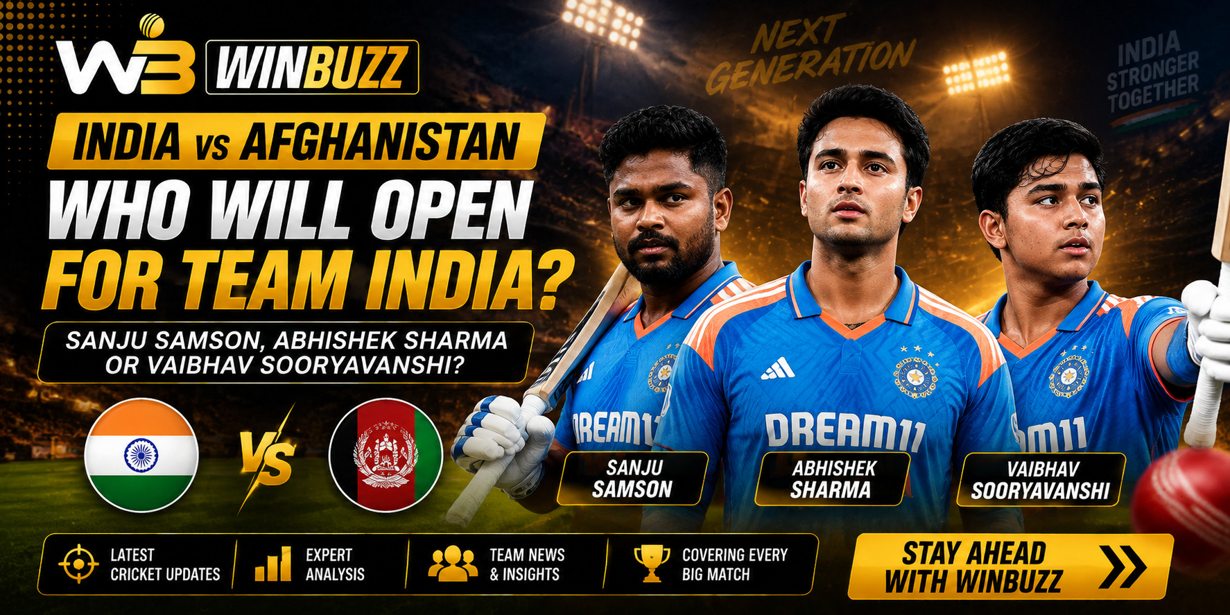 India vs Afghanistan: Who Will Open for Team India - Sanju Samson, Abhishek Sharma or Vaibhav Sooryavanshi?