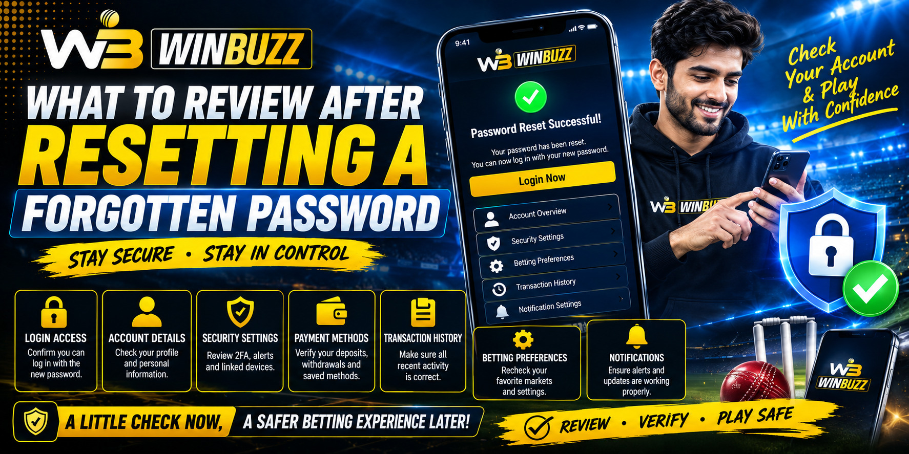 What to Review After Resetting a Forgotten Password 