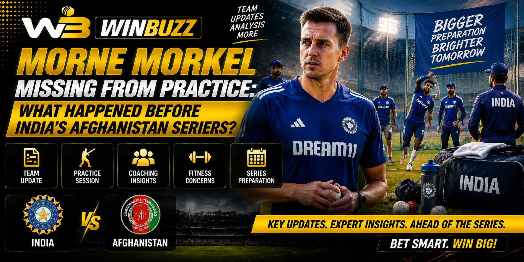 Morne Morkel Missing From Practice: What Happened Before India’s Afghanistan Series?
