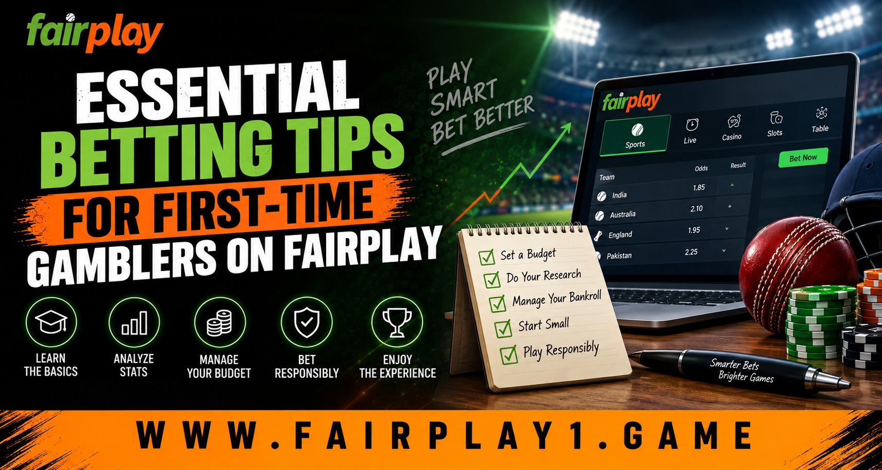 Essential Betting Tips for First-Time Gamblers on Fairplay