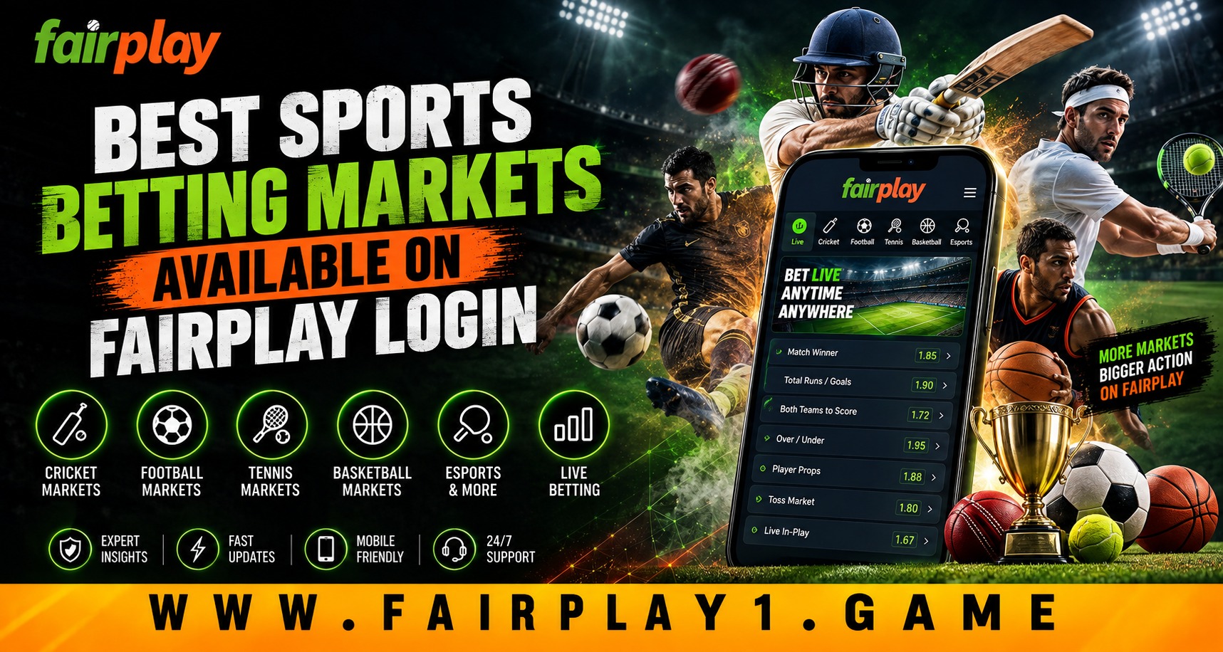 Best Sports Betting Markets Available on Fairplay Login