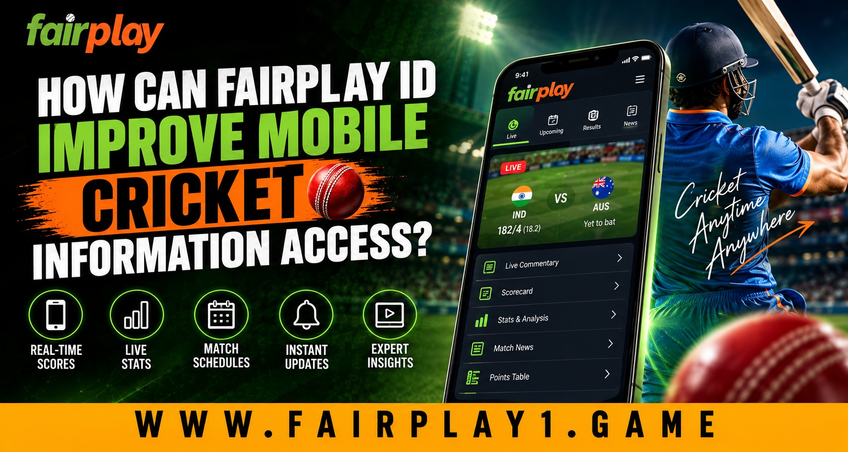 How Can Fairplay ID Improve Mobile Cricket Information Access?