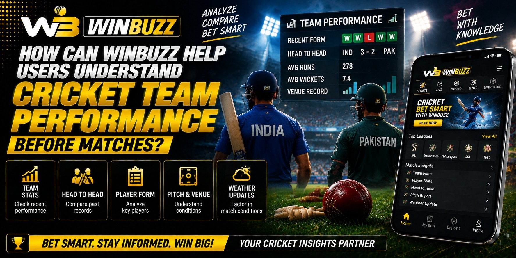 How Can Winbuzz Help Users Understand Cricket Team Performance Before Matches?
