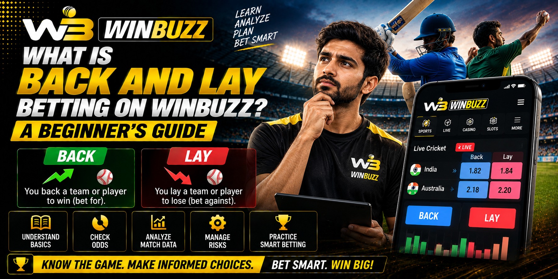 What Is Back and Lay Betting on Winbuzz? A Beginner’s Guide