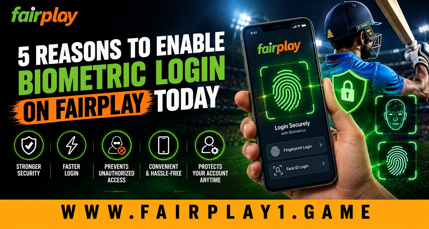 5 Reasons to Enable Biometric Login on Fairplay Today