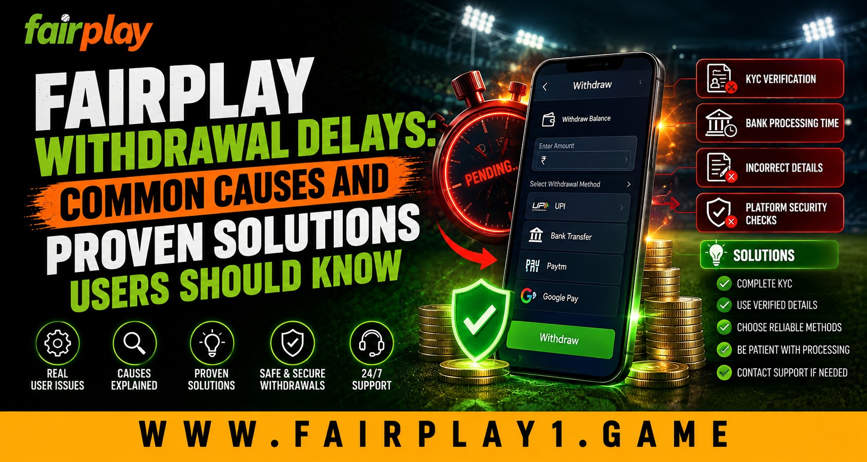 Fairplay Withdrawal Delays: Common Causes and Proven Solutions Users Should Know