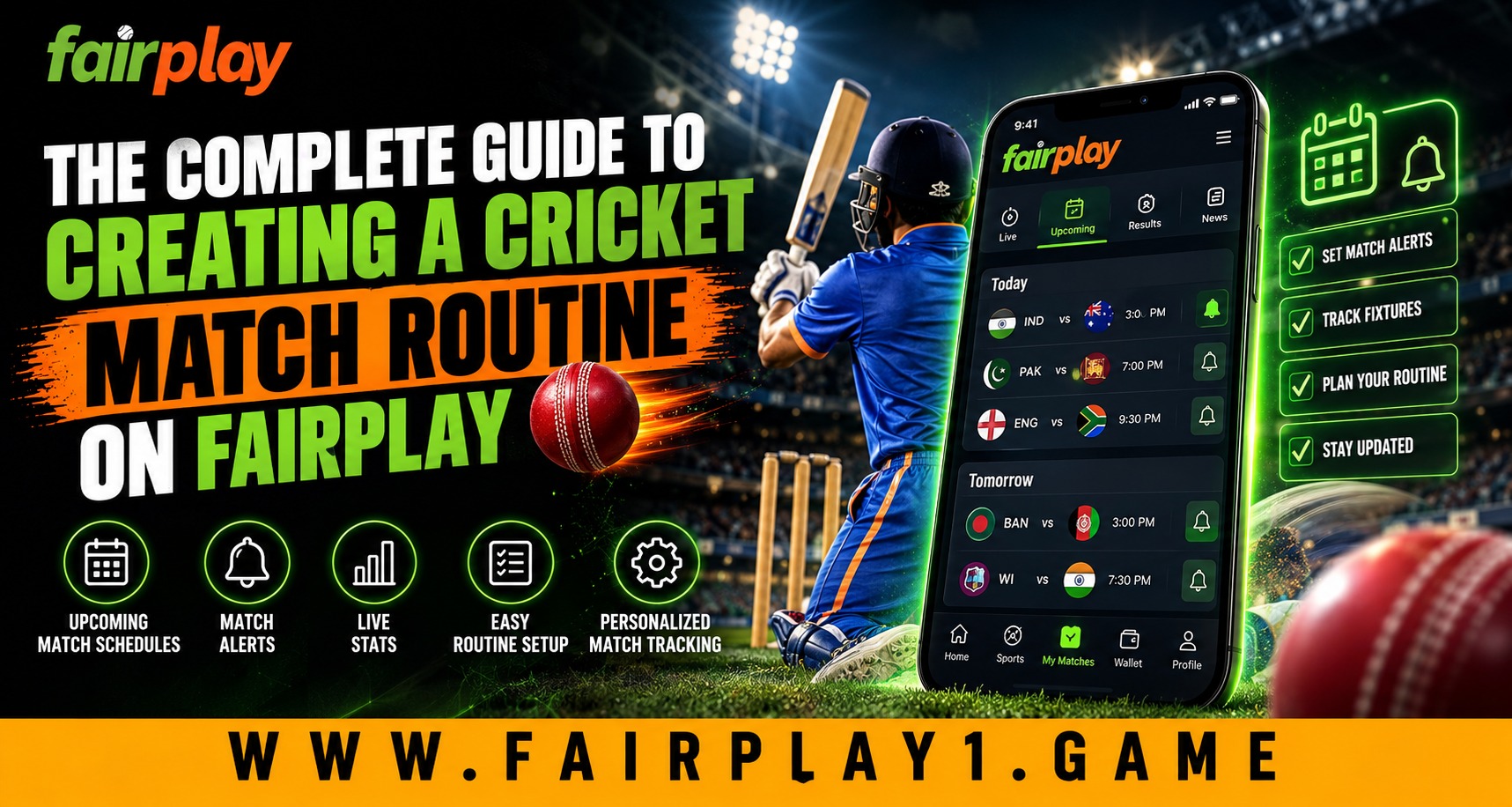 The Complete Guide to Creating a Cricket Match Routine on Fairplay 