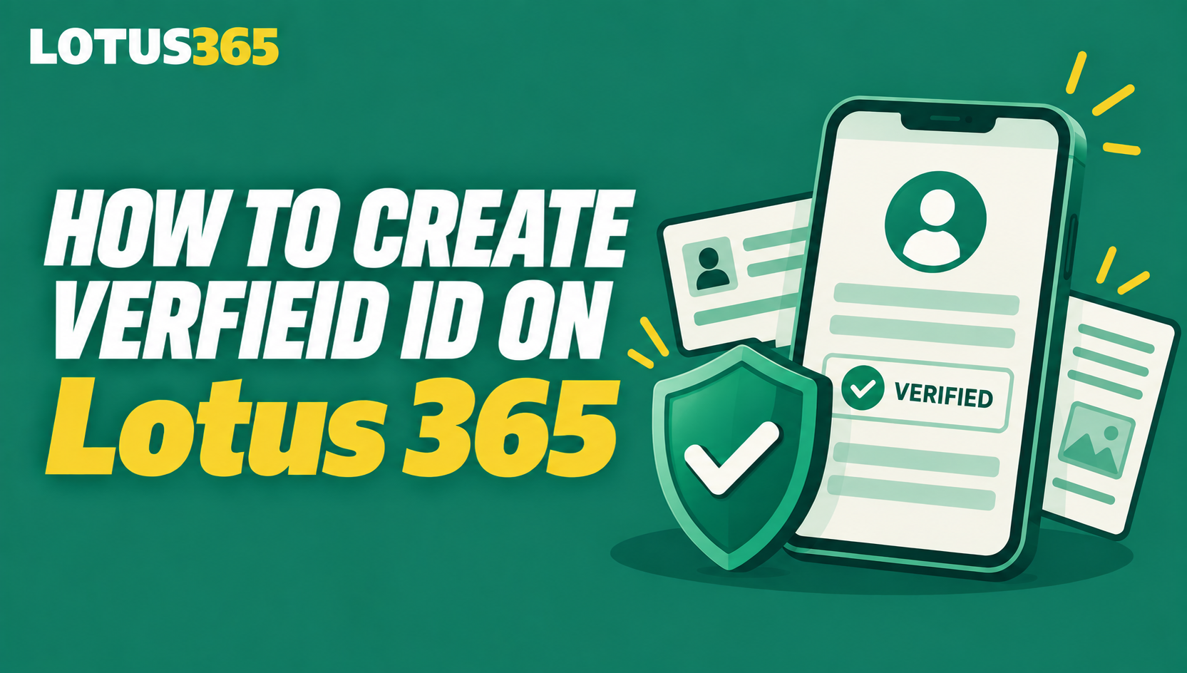 How to Create a Verified Lotus 365 Betting ID Online