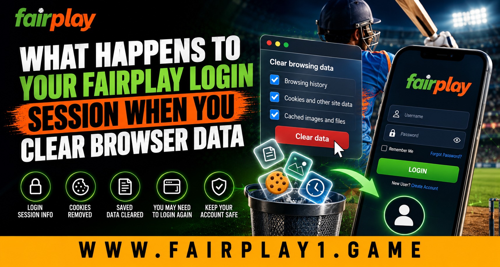 What Happens to Your Fairplay Login Session When You Clear Browser Data