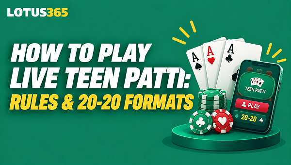 How to Play Live Teen Patti Online