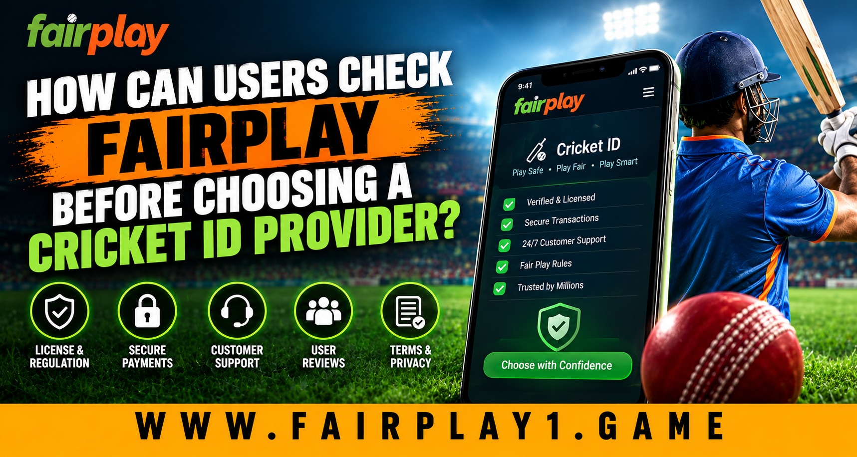How Can Users Check Fairplay Before Choosing a Cricket ID Provider?