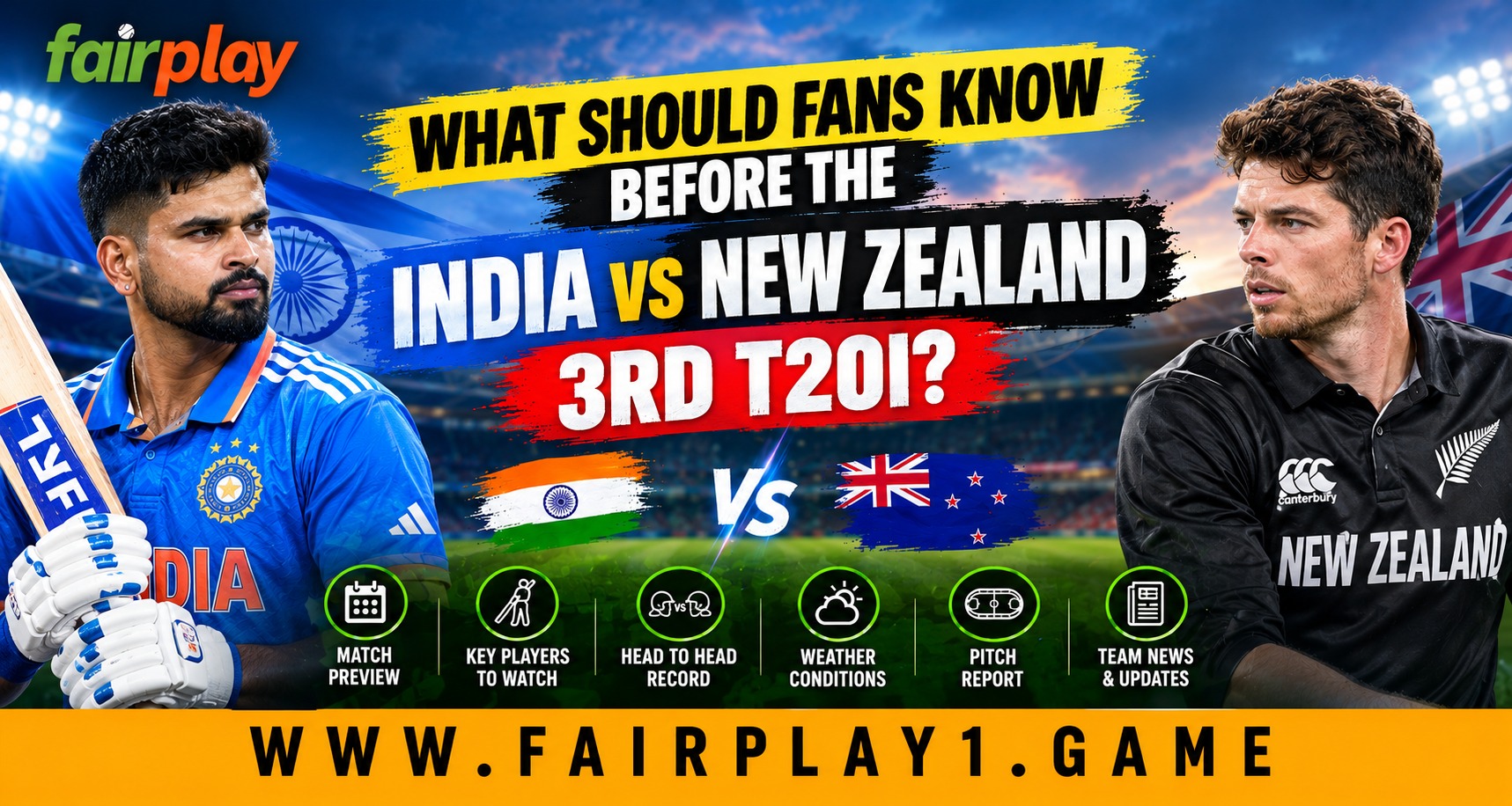What Should Fans Know Before the India vs New Zealand 3rd T20I?